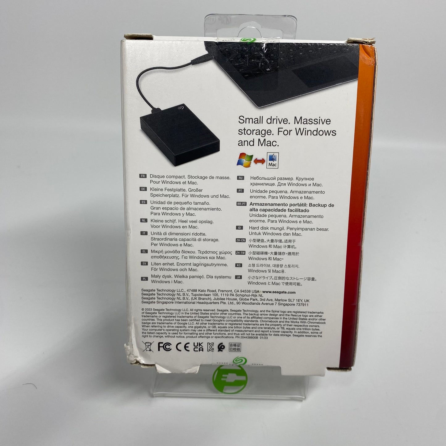 New Seagate Backup Plus 4TB Portable External USB 3.0 HDD STHP4000400