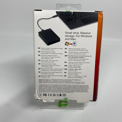 New Seagate Backup Plus 4TB Portable External USB 3.0 HDD STHP4000400