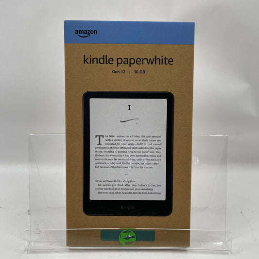 New WiFi Only Amazon kindle paperwhite 12th Gen 16GB Jade SA568B