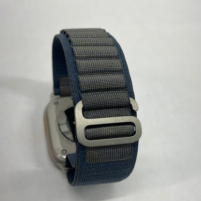 Factory Unlocked Apple Watch Ultra 2 49MM Natural Titanium Blue Alpine Loop