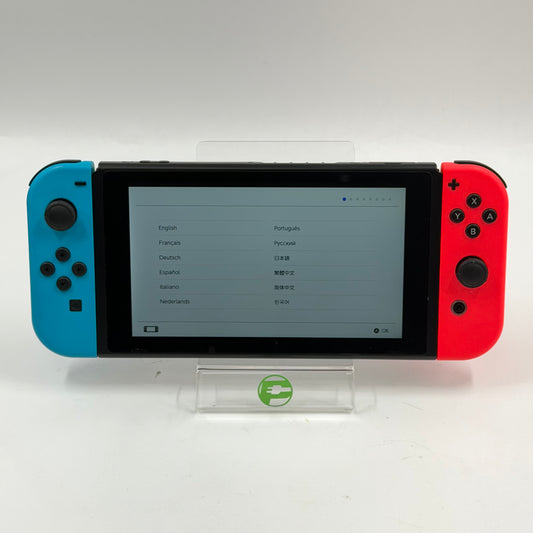 Nintendo Switch v2 Console Gaming System HAC-001(-01)  Red/Blue