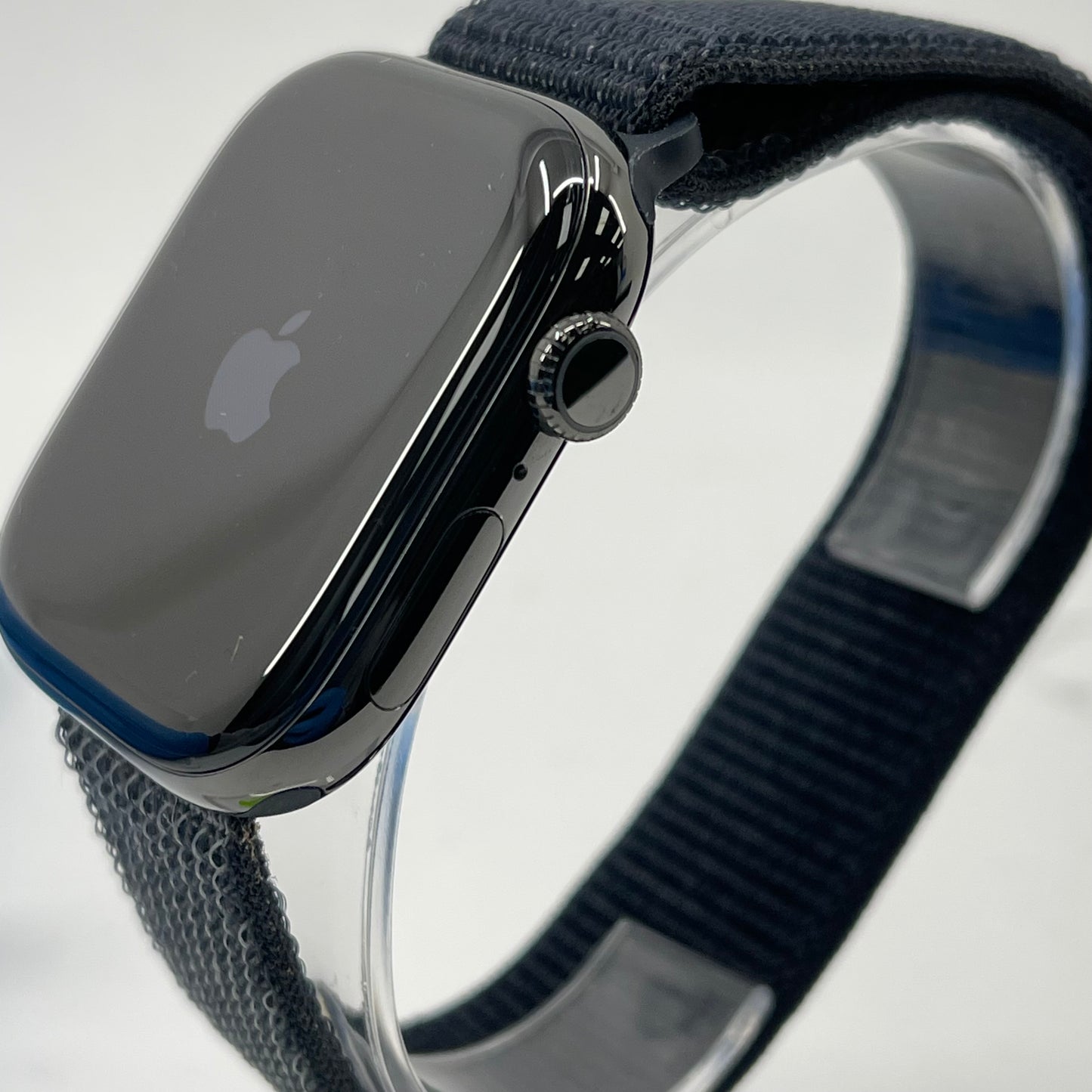 Unlocked Apple Watch Series 11 46MM Jet Black Titanium Dark Gray Sport Loop