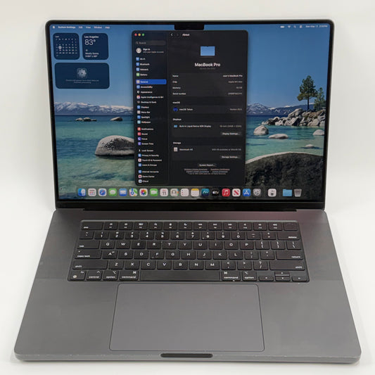 2024 Apple MacBook Pro 16" M4 Max 40C GPU 4.5GHz 48GB RAM 1TB SSD A3186