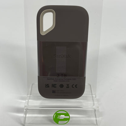 New SanDisk Extreme Portable 2TB USB-C SSD SDSSDE51-2T00-AW25