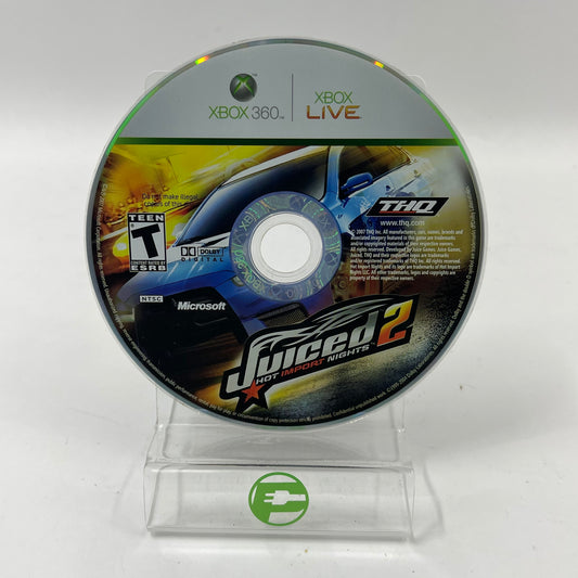 Juiced 2 Hot Import Nights (Microsoft Xbox 360, 2007) Disc Only