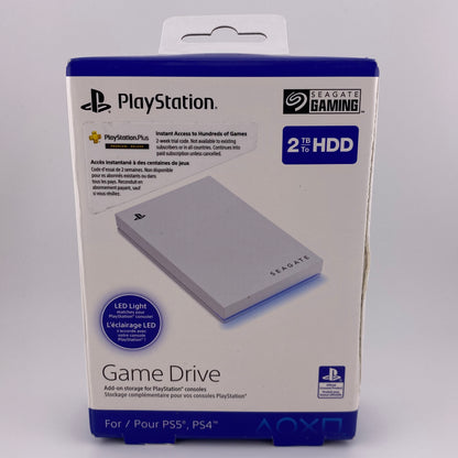 New Seagate Portable Game Drive 2TB Micro USB-B to USB-A HDD For PS4 / PS5