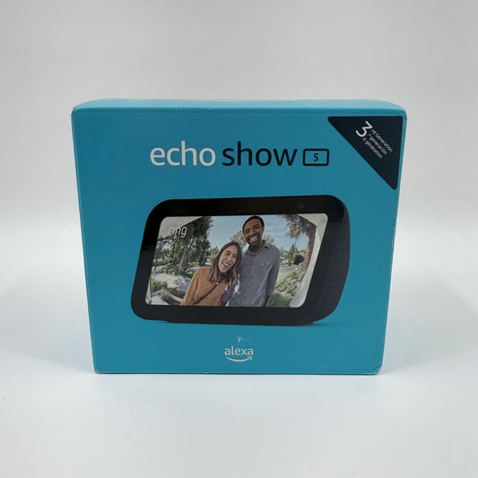 New Amazon Echo Show 5 3rd Gen Smart Display Black H97N6S