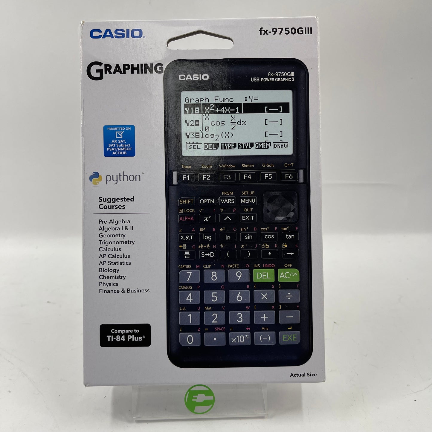 New Casio FX-9750GIII Graphing Calculator
