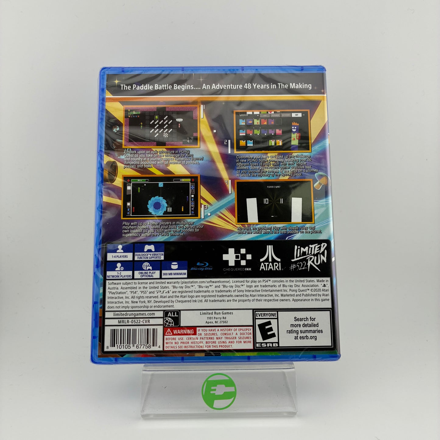 New Pong Quest (Sony PlayStation 4 PS4, 2020)