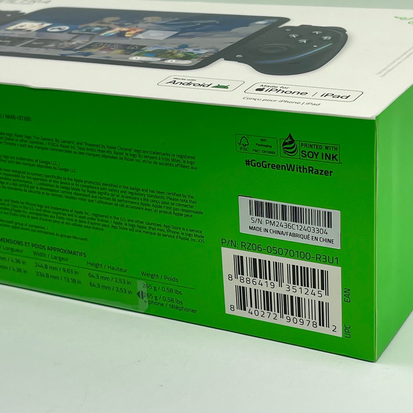 New Razer Kishi Ultra Mobile Gaming Controller For Android & Apple iPhone