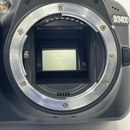 Nikon D3400 24.2MP Digital SLR DSLR Camera 11283 Shutter Count