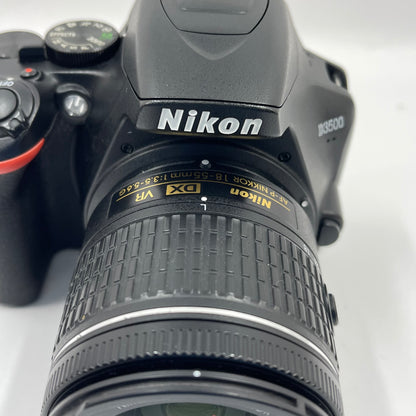 Nikon D3500 24.2MP Digital SLR DSLR Camera 3916 Shutter Count
