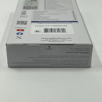 New Casio FX-115ES Plus Scientific Calculator White
