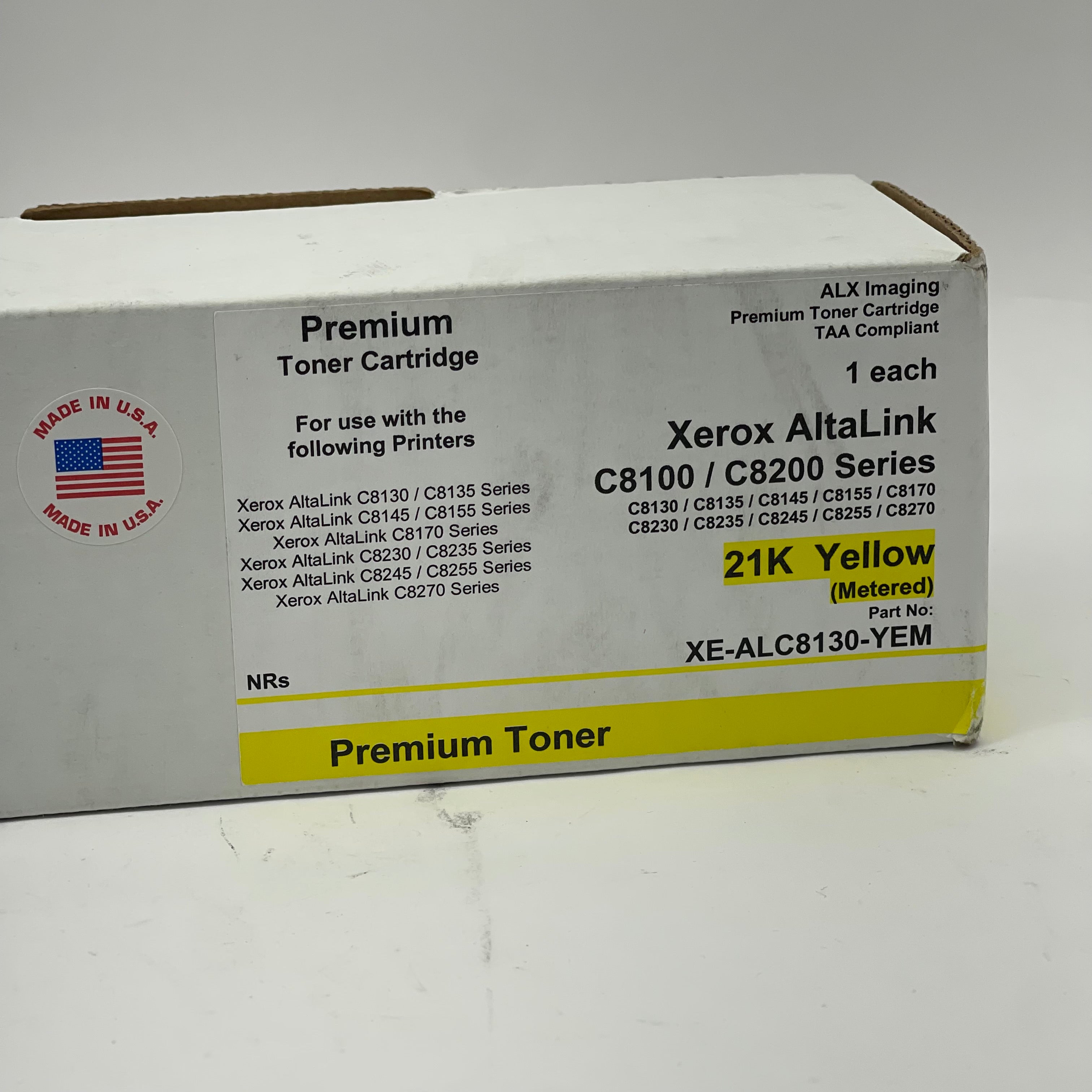 New Xerox AltaLink C8100/C8200 Series 21K Yellow Ink Drum