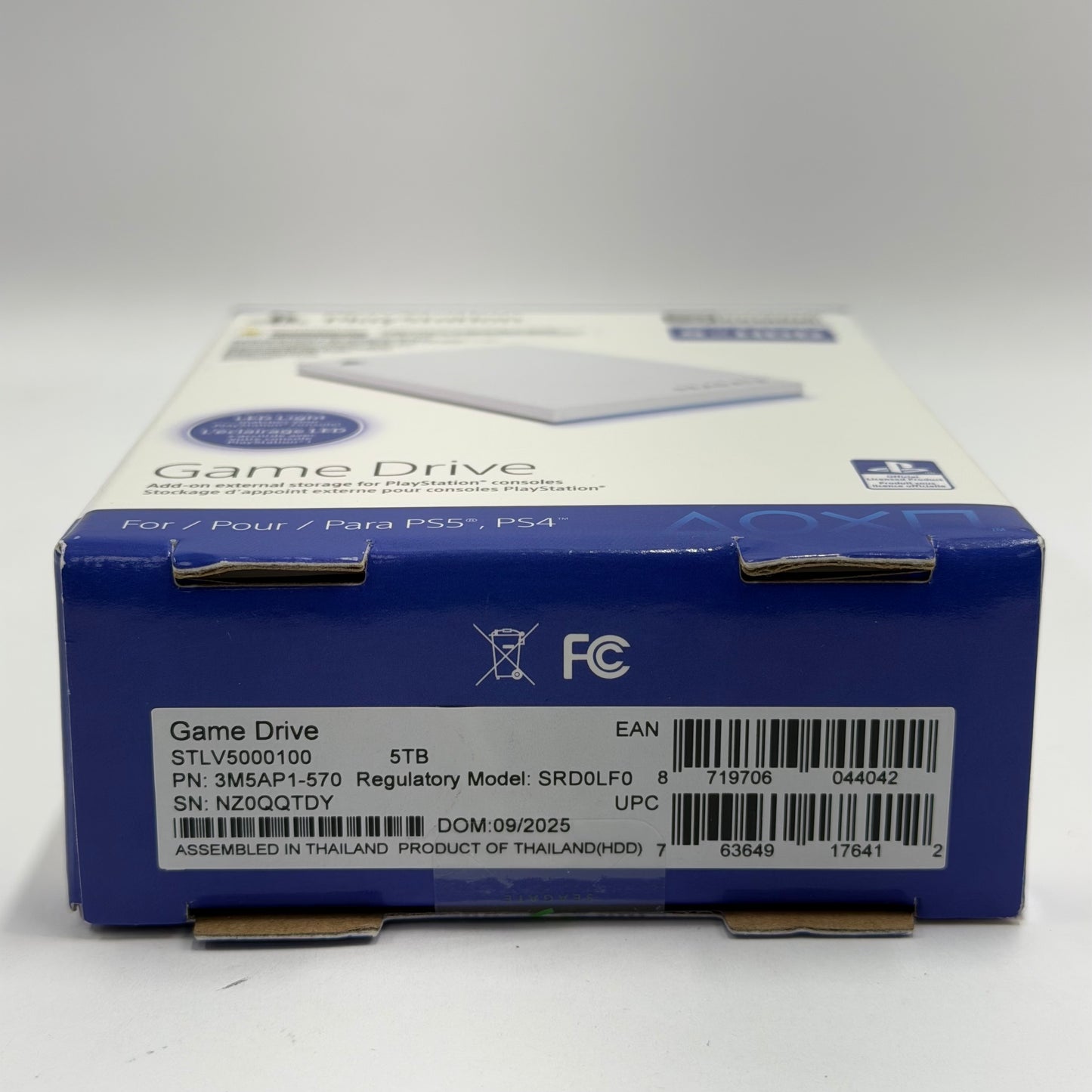 New Seagate Game Drive 5TB SRD0LF0 5TB Storage Expansion Card SRD0LF0