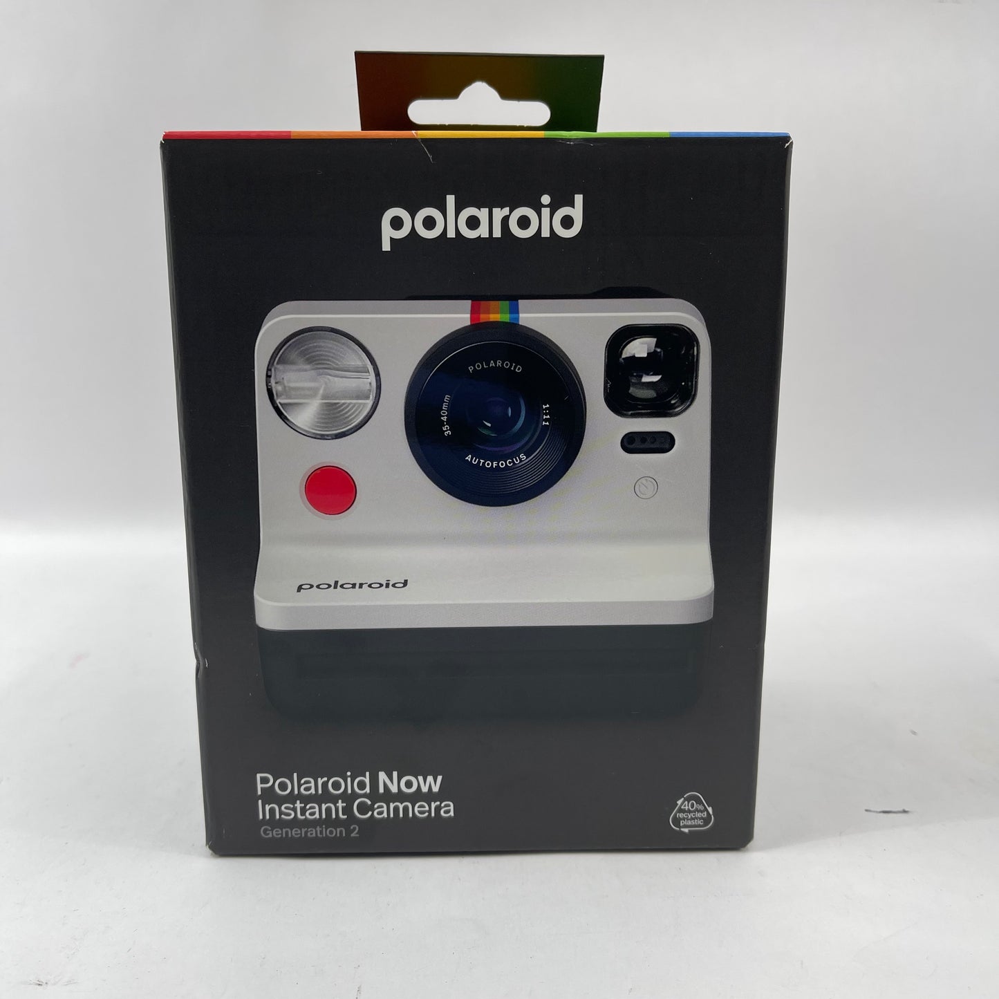 New Polaroid Now Generation 2 Instant Film Camera White 009072