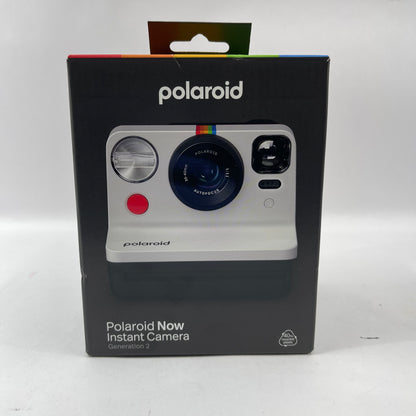 New Polaroid Now Generation 2 Instant Film Camera White 009072