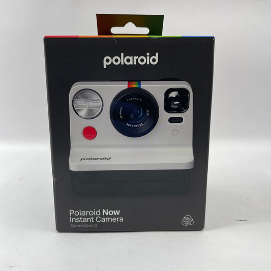 New Polaroid Now Generation 2 Instant Film Camera White 009072
