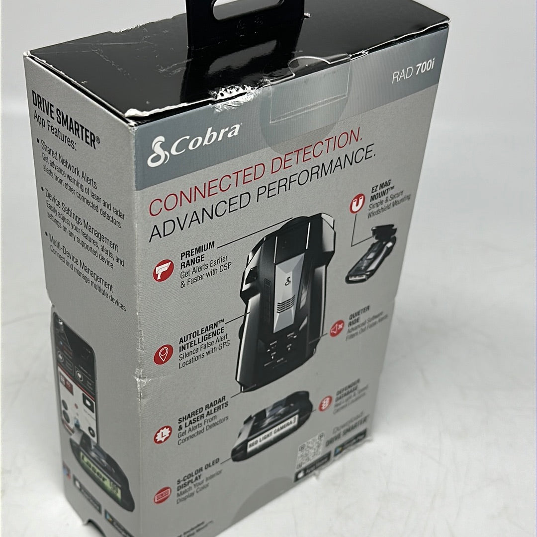 New Cobra RAD 700i Laser Radar Detector 0180012-1