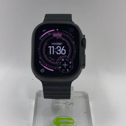 Unlocked Apple Watch Ultra 3 49MM Black Titanium Black Ocean Band MF0J4LW/A