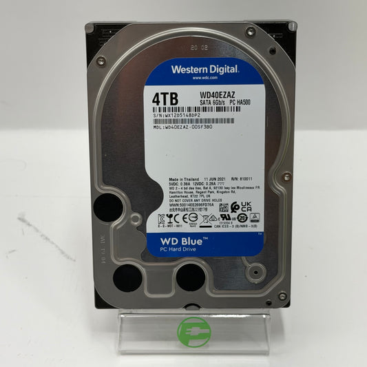 Western Digital WD 3.5" Blue PC Hard Drive 4TB SATA III 6Gbps HDD WD40EZAZ
