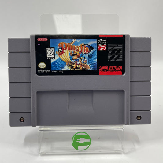 Pinocchio (Super Nintendo SNES, 1996) Cartridge Only