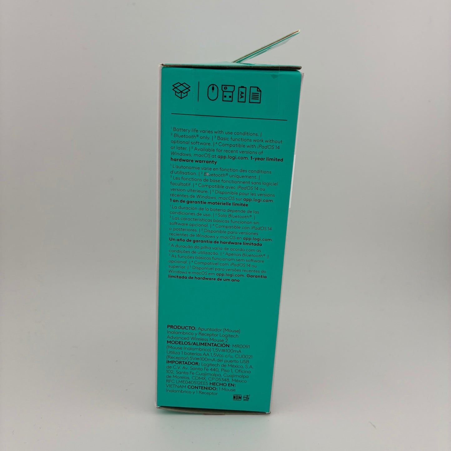 New Logitech Advanced Wireless Mouse 2 910-007451