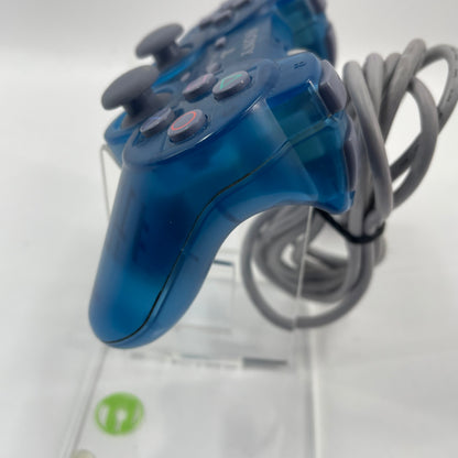 Sony PlayStation 1 PS1 PSOne DualShock Wired Controller Clear Blue  SCPH-110