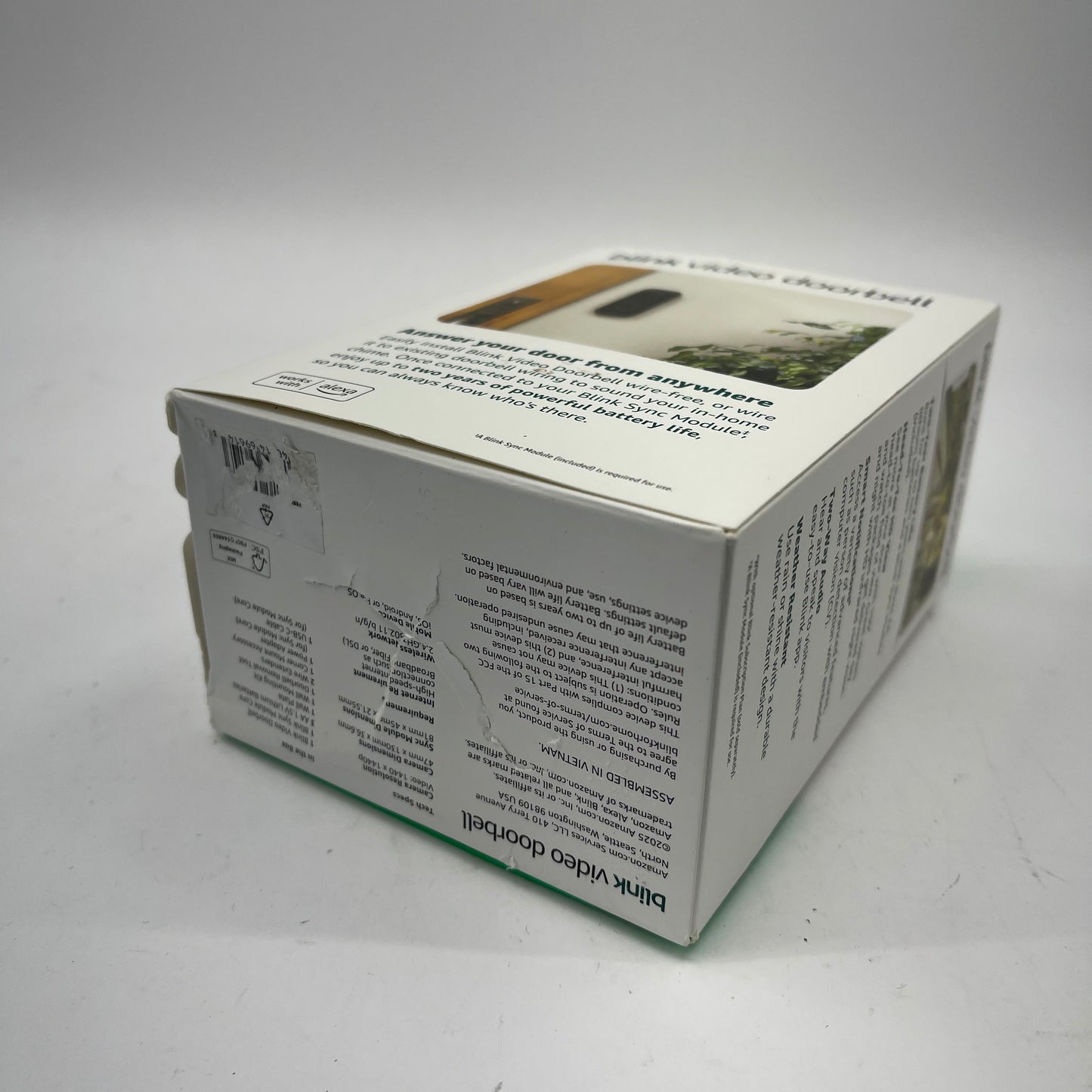 New Blink Video Doorbell 2nd Gen + Sync Module Black B0DGQZ8JZK