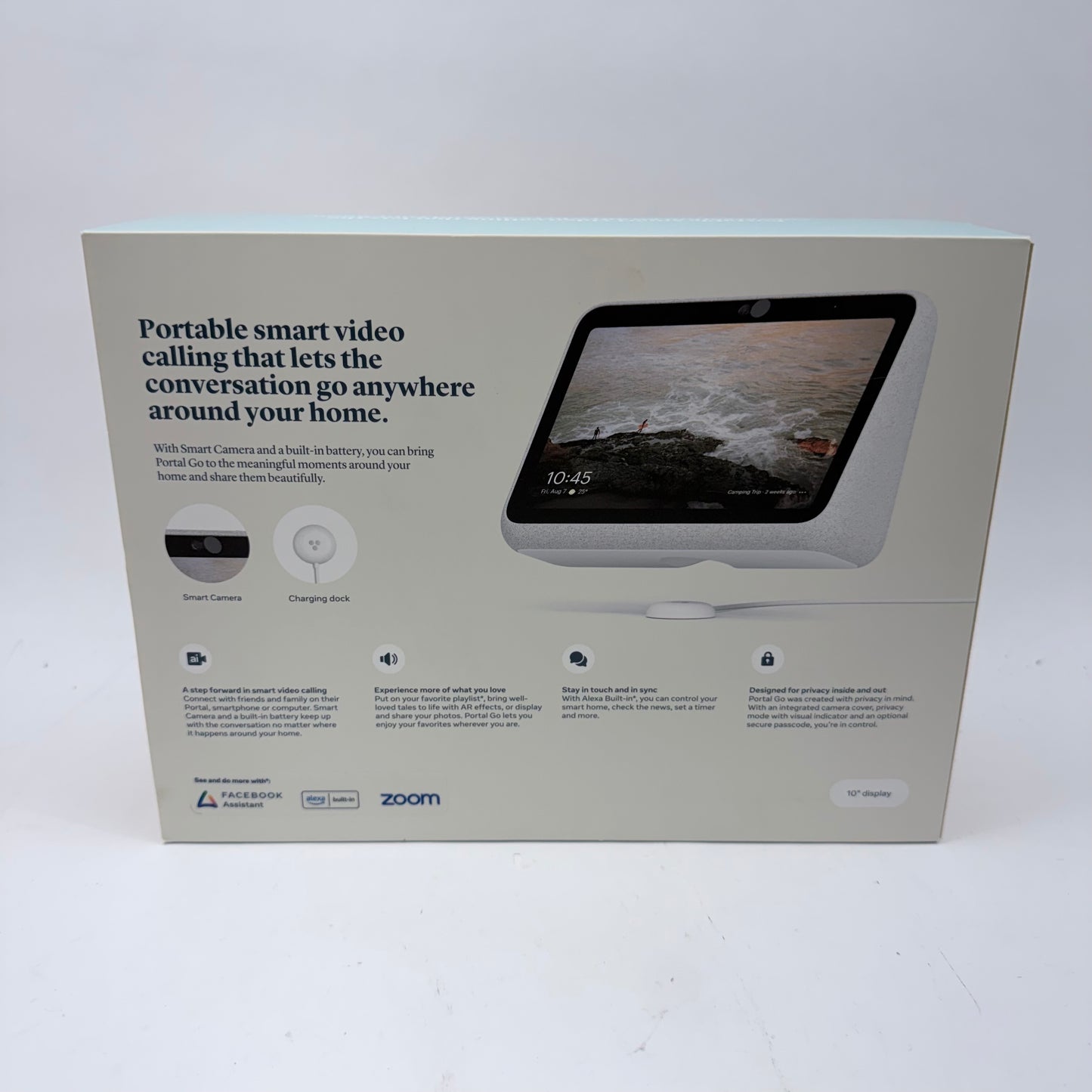 Meta Facebook Portal Go Smart Display Gray TN49KC