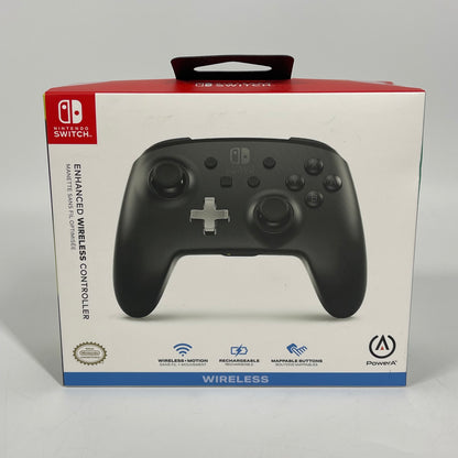 New PowerA Nintendo Enhanced Wireless Controller Black WLC001