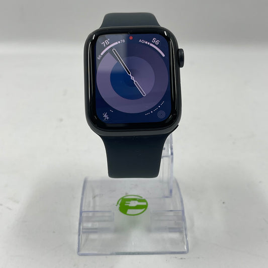 Unlocked Apple Watch SE 1st Gen 44MM Space Black Aluminum Black Sport Band A2354