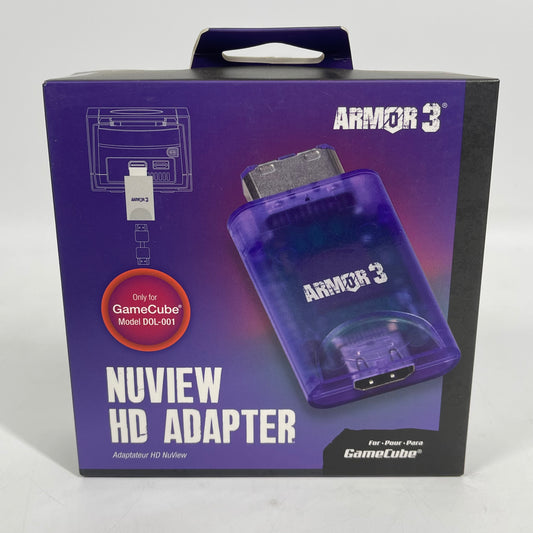 New Armor 3 Nuview HD Adapter For Nintendo GameCube D0L-001 HDMI Adapter M07502