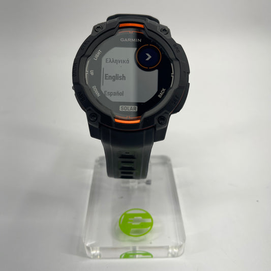 Garmin Instinct 3 Rugged Solar 45mm GPS Smart Watch A04882