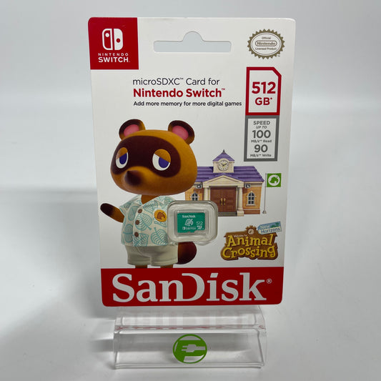 New SanDisk 512GB Micro SDXC Card for Nintendo Switch Animal Crossing