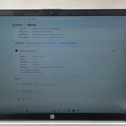 HP Laptop 17-CP2196NR 17.3" Ryzen 3 7320U 2.4GHz 8GB RAM 500GB SSD