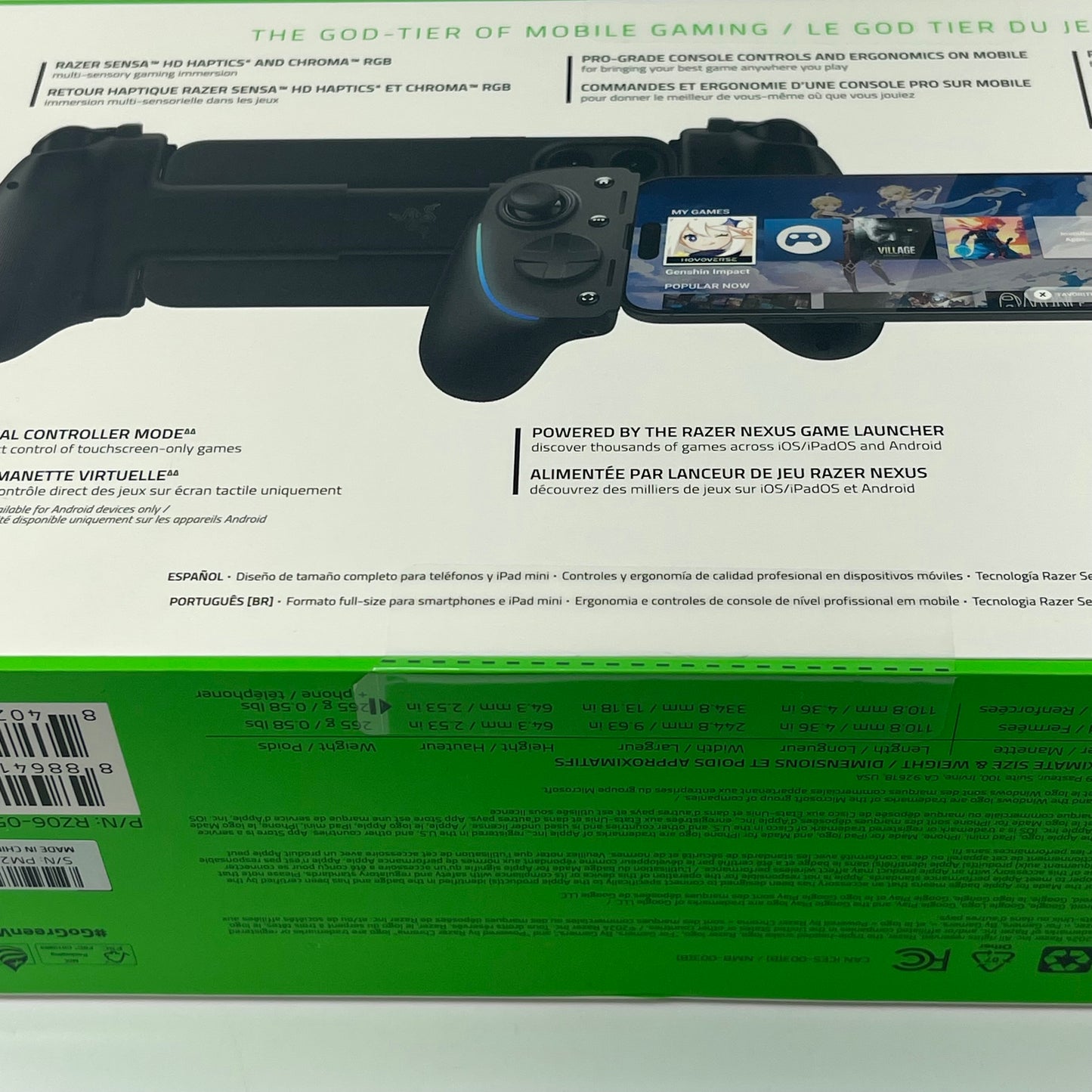 New Razer Kishi Ultra Mobile Gaming Controller For Android & Apple iPhone