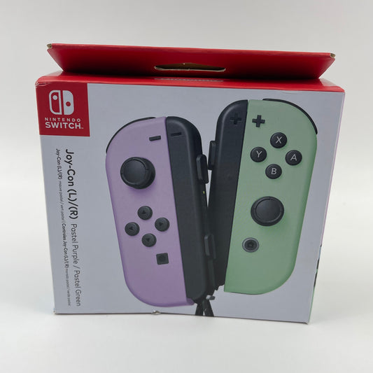 New Nintendo Switch Joy-Cons Controller HACAJAWAF Pastel Purple/Pastel Green