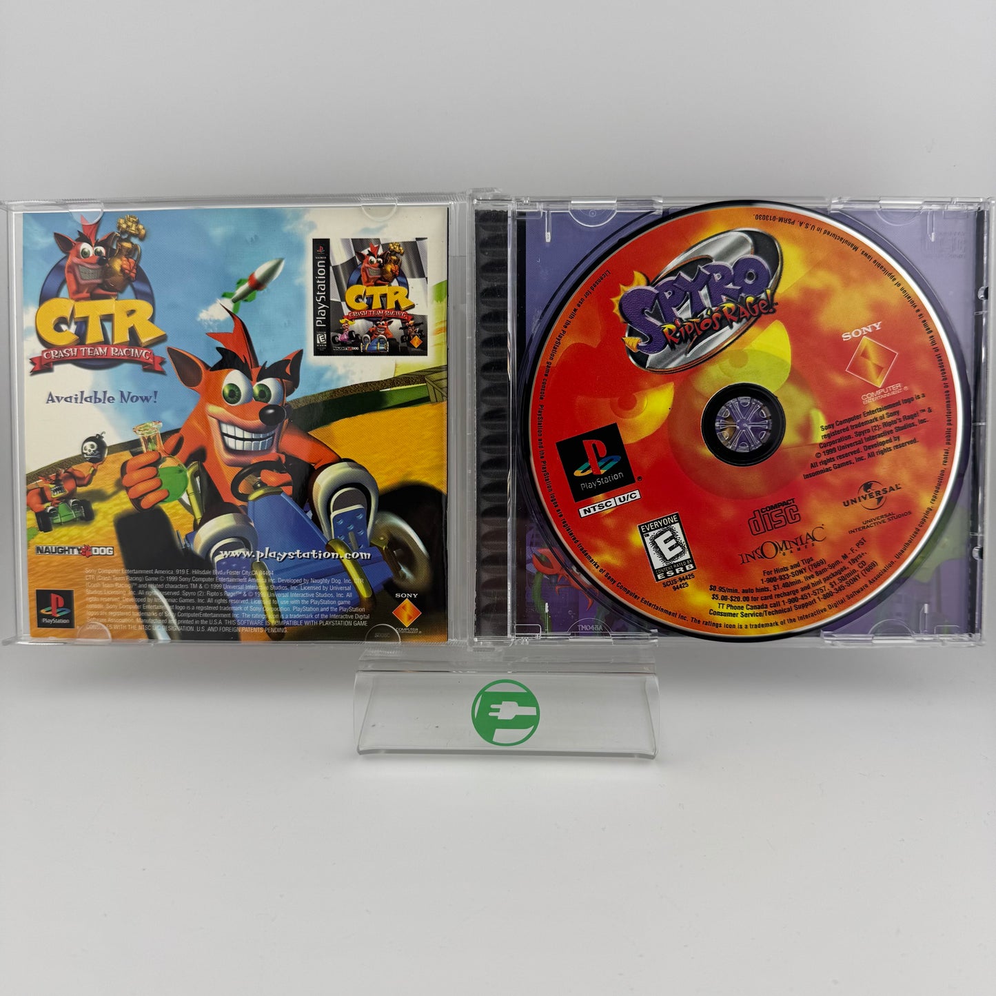 Spyro Ripto's Rage (Sony PlayStation 1 PS1, 1999) Black Label
