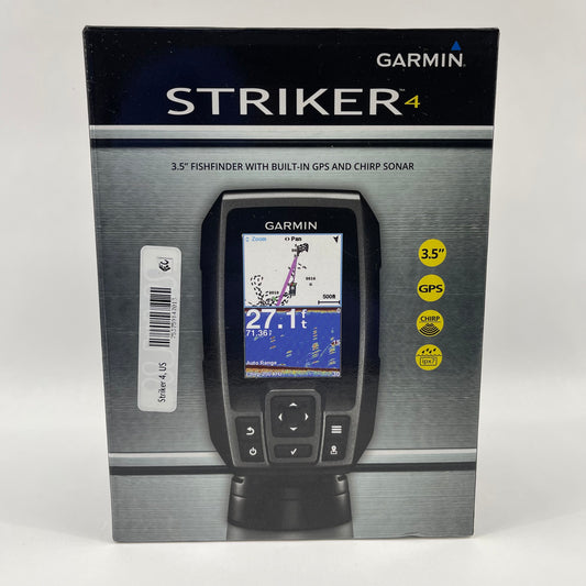 New Garmin Striker 4 Fishfinder With Built-In GPS 010-01550-00