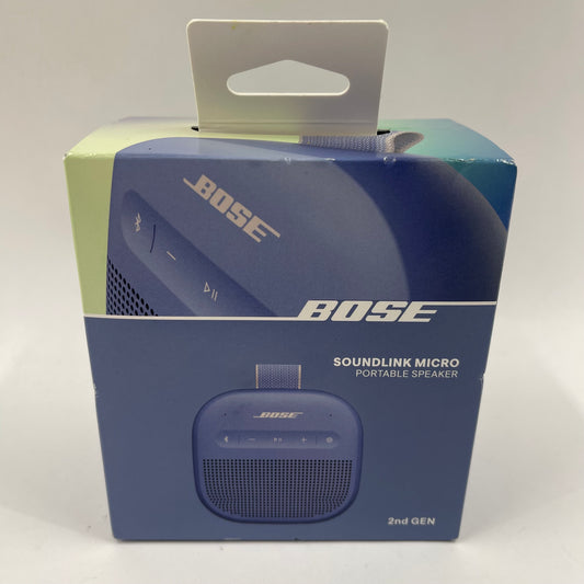 New Bose SoundLink Micro 2nd Gen Wireless Portable Bluetooth Speaker Blue Dusk