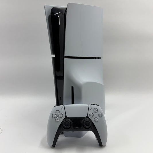 Sony PlayStation 5 Slim Disc PS5 1TB White Console Gaming System CFI-2015