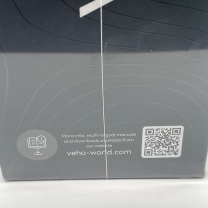 New Veho ZB-7 ANC Wireless Over-Ear Bluetooth Headphones Black VEP-024-ZB7-B