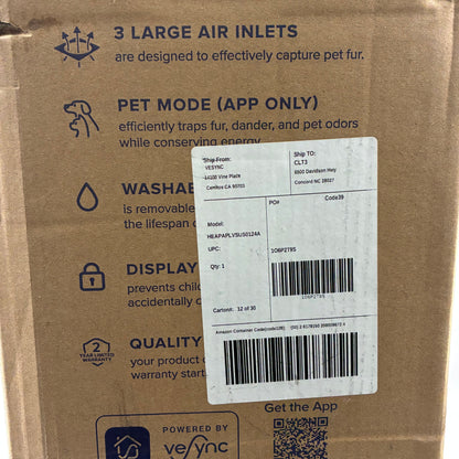 New LEVOIT Vital 200S-P Air Purifier HEAPAPLVSUS0124