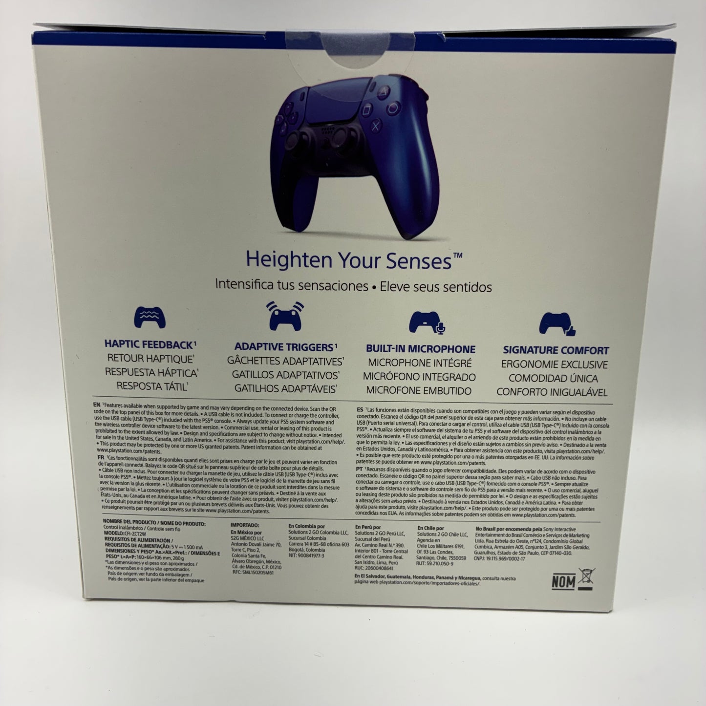 New Sony PlayStation 5 PS5 Dualsense Wireless Controller Cobalt Blue CFI-ZCT2W