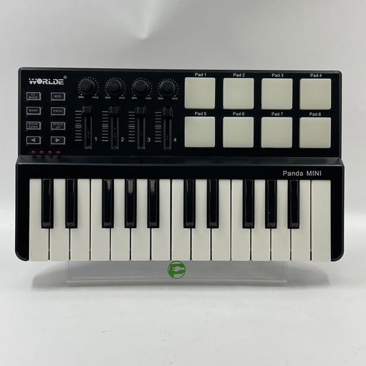 Worlde Panda MINI 25-Key USB MIDI Controller Keyboard Drum Pad