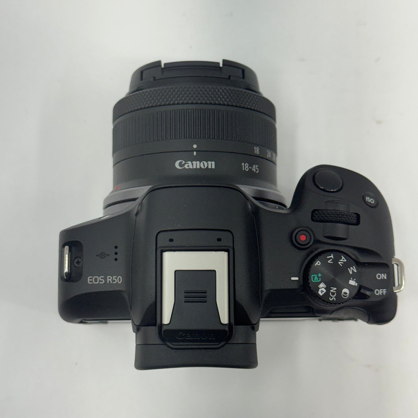 Canon EOS R50 24.2MP Mirrorless Camera With RF-S 18-45mm f/4.5-6.3 IS STM Lens