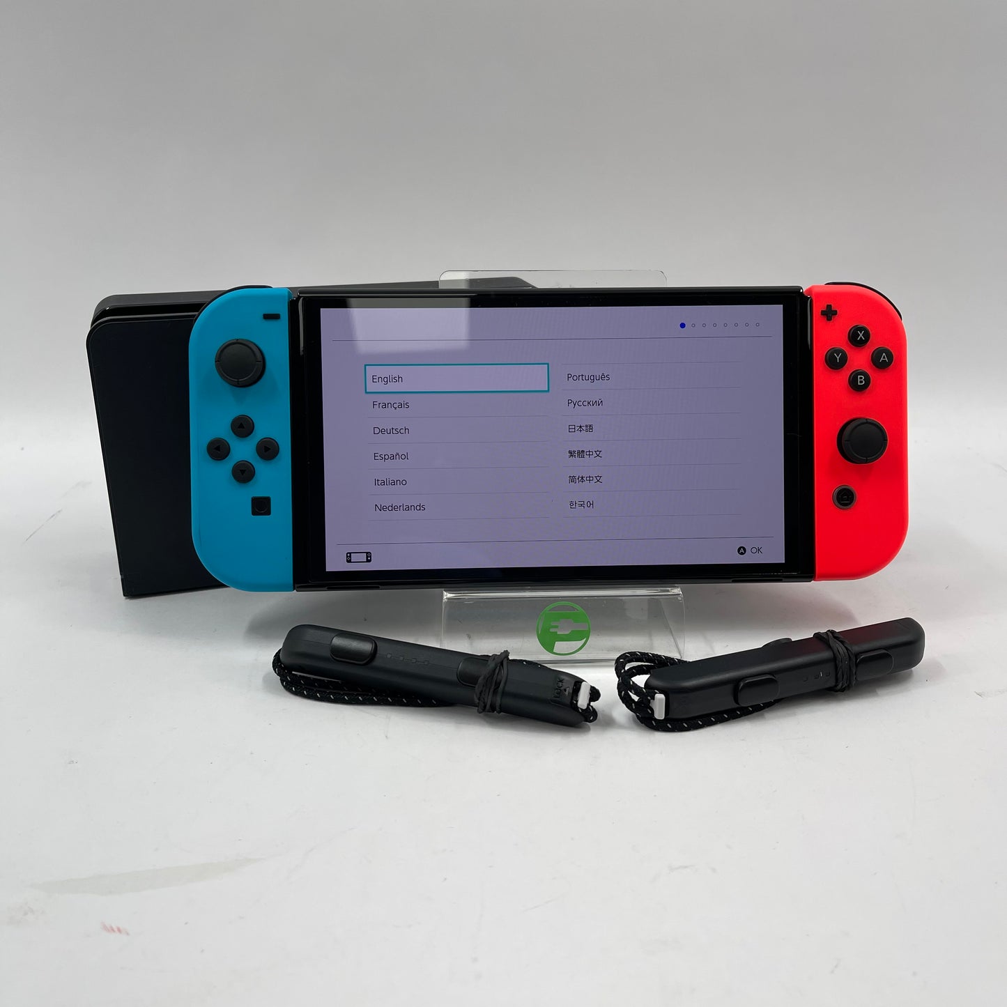 Nintendo Switch OLED Video Game Console HEG-001 Neon Red/Neon Blue