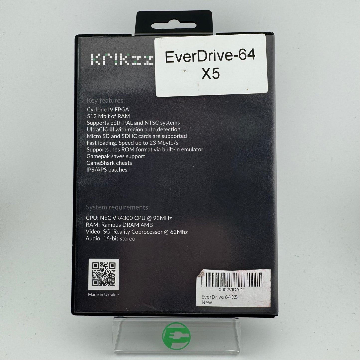 Krikzz EverDrive-64 X5 Flash Cartridge For N64
