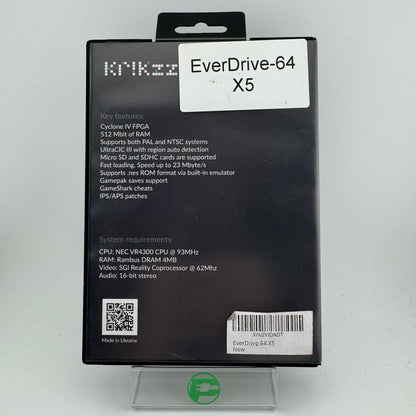 Krikzz EverDrive-64 X5 Flash Cartridge For N64